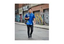 Áo bóng bàn màu xanh T4-2025