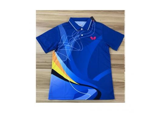 Áo bóng bàn màu xanh T4-2025