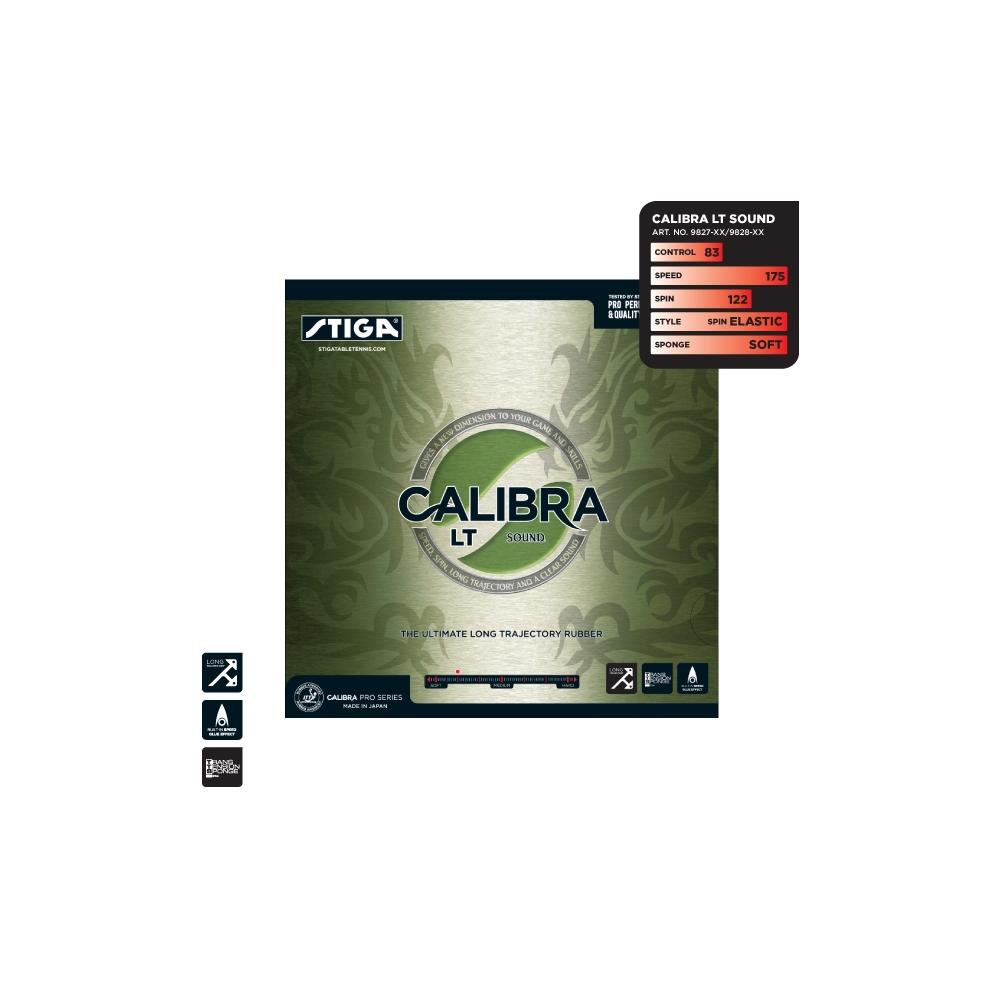 thumbnail image 2 of Stiga Calibra LT Sound Table Tennis Rubber – Choose Your Color & Thickness 2 of 3